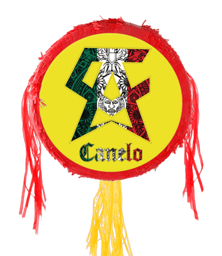 Canelo CA Letters Pinata - 22 Inch with Mexican Colors and Patterns – Viva Party