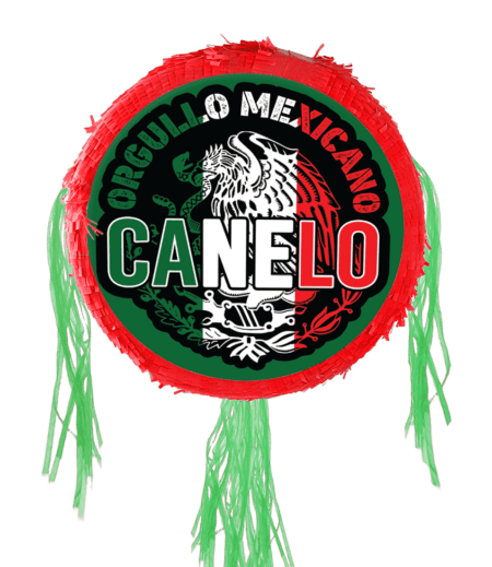 Orgullo Mexicano Canelo Pinata - 22 Inch with Mexican Flag and Logo – Viva Party