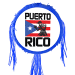 22-Inch Edgar Berlanga Pinata - Boxing Fight Art with Puerto Rico Flag Background – Viva Party