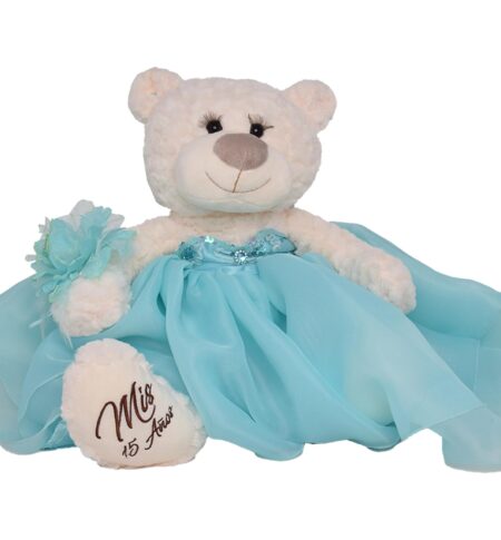 Last Quince Bear Aqua Color Teddy Bear