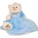 Last Quince Bear Tulle Skirt, Light Blue Color Quinceanera Teddy Bear, Mis Quince 15 Anos – Viva Party
