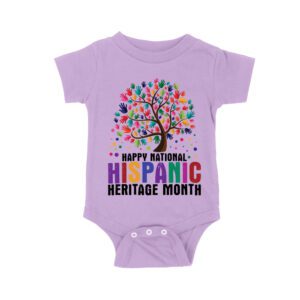 Happy National Hispanic Heritage Month Tree Design T-Shirt