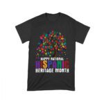 Happy National Hispanic Heritage Month Tree Design T-Shirt - Hands as Leaves Symbol of Unity Unisex Toddler – Viva Party
