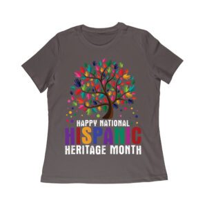 Happy National Hispanic Heritage Month Tree Design T-Shirt