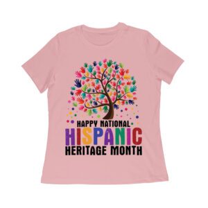 Happy National Hispanic Heritage Month Tree Design T-Shirt