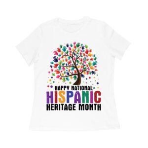 Happy National Hispanic Heritage Month Tree Design T-Shirt