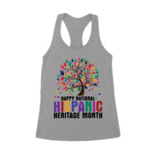 Happy National Hispanic Heritage Month Tree Design T-Shirt