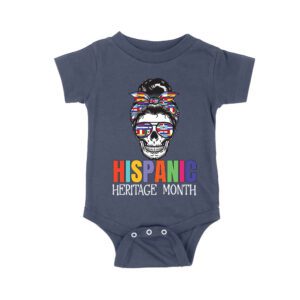 Hispanic Heritage Month Skeleton Woman with Sunglasses & Scarf