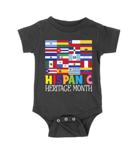 Hispanic Heritage Month Country Flags - Celebrate Latin American Heritage Unisex Baby Jersey – Viva Party