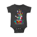 Celebrate National Hispanic Heritage Month: Hand with Country Flags T-Shirt Unisex Baby Jersey – Viva Party