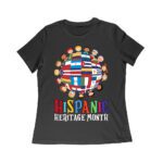 Hispanic Heritage Month T-Shirt | Celebrate Diversity with Colorful Kids & Flags Women Relaxed – Viva Party