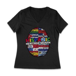 Hispanic Heritage Month T-Shirt - Celebrate Diversity & Culture Women Jersey V-Neck – Viva Party