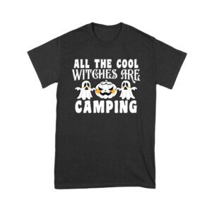 All the Cool Witches are Camping - Fun Halloween Witch T-Shirt Unisex Youth – Viva Party