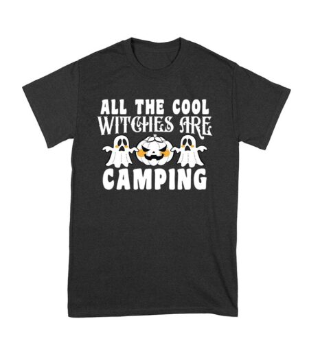 All the Cool Witches are Camping - Fun Halloween Witch T-Shirt Unisex Youth – Viva Party