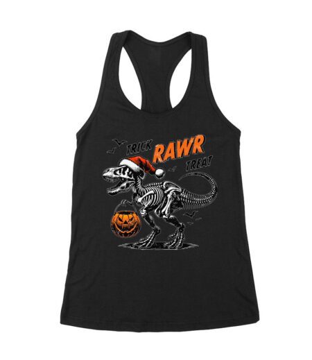 Trick Rowr Treet - Fierce Dinosaur Halloween Women's Racerback Tank Top – Viva Party