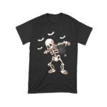 Dabbing Skeleton with Spider Web and Bats - Fun Halloween T-Shirt Unisex Toddler – Viva Party
