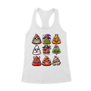 Funny Halloween Poop Faces T-Shirt
