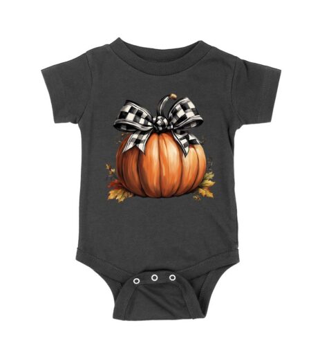 Big Halloween Pumpkin with Bow - Festive Fall Tee Unisex Baby Jersey – Viva Party