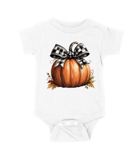 Big Halloween Pumpkin with Bow