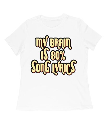 My Brain is 80% Song Lyrics
