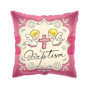 Baby Boy Christening, Baptism Silver & Gold Cross Balloon Bouquet, Baptism Balloon Bouquet (5 Balloons)