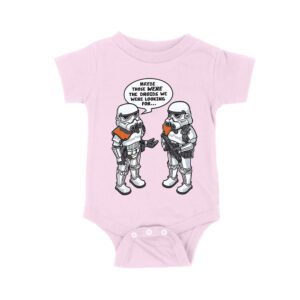 May Be Those Were the Droids We Were Looking For ? Retro Sci-Fi T-Shirt, Fun Vintage Style for Movie Lovers & Pop Culture Fans Unisex Baby Jersey