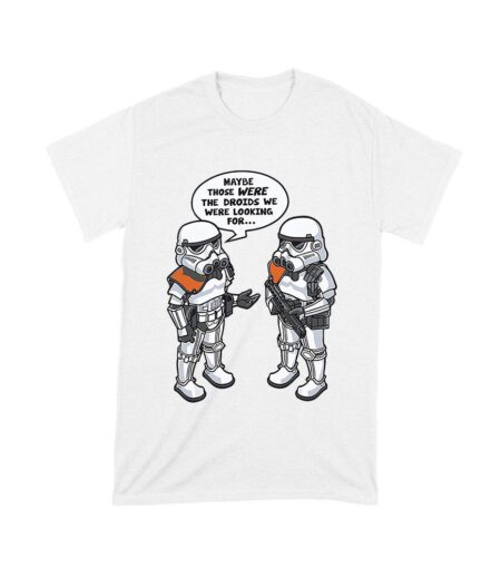 May Be Those Were the Droids We Were Looking For ? Retro Sci-Fi T-Shirt, Fun Vintage Style for Movie Lovers & Pop Culture Fans Unisex Toddler