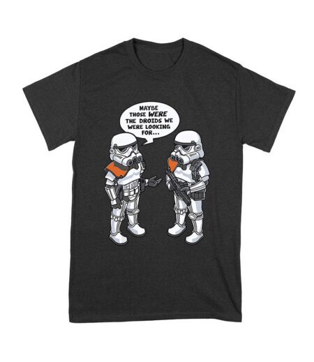 May Be Those Were the Droids We Were Looking For ? Retro Sci-Fi T-Shirt, Fun Vintage Style for Movie Lovers & Pop Culture Fans Unisex Youth – Viva Party