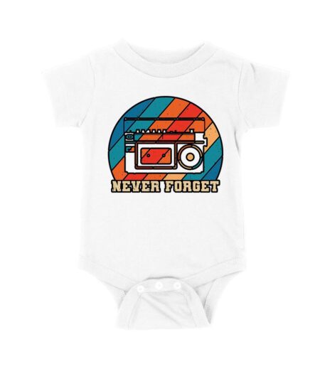 Retro Vibes Vintage Cassette T-Shirt for Music Lovers Nostalgic Style for 80s Fans Unisex Baby Jersey