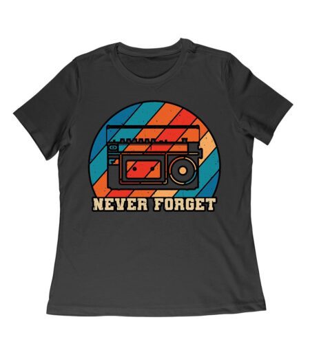Retro Vibes Vintage Cassette T-Shirt for Music Lovers Nostalgic Style for 80s Fans Women Relaxed – Viva Party