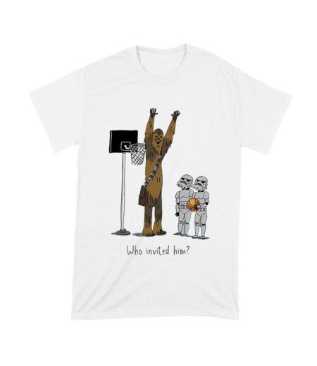 Who Invited Him? Funny Basketball Graphic T-Shirt for Sports Fans Unisex Toddler