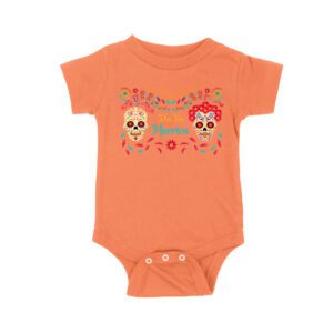 Vibrant Dia de Muertos Sugar Skull T-Shirt ? Colorful Day of the Dead Celebration Design Unisex Baby Jersey