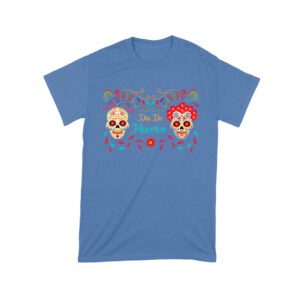 Vibrant Dia de Muertos Sugar Skull T-Shirt ? Colorful Day of the Dead Celebration Design Unisex Toddler