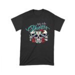 Dia de Los Muertos T-Shirt ? Three Sugar Skulls with Red Roses Day of the Dead Design Unisex Toddler – Viva Party