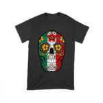 Vibrant Mexican Color Skeleton Skull T-Shirt, Perfect for Dia de Muertos and Day of the Dead Celebrations Unisex Toddler – Viva Party