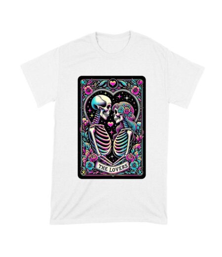The Lovers Dia de Muertos Skeleton Art T-Shirt ? Vibrant Day of the Dead Romance Design Unisex Toddler