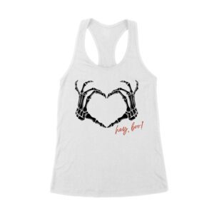 Hey Boo Skeleton Hands Halloween T-Shirt