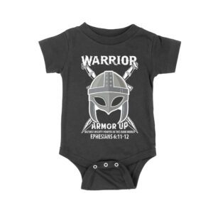 Armor Up Warrior Shirt - Fight Mighty Powers T-Shirt - Ephesians 6:11-12 Christian Battle Armor Tee Unisex Baby Jersey – Viva Party