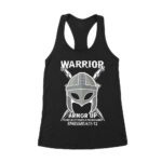 Armor Up Warrior Shirt - Fight Mighty Powers T-Shirt - Ephesians 6:11-12 Christian Battle Armor Tee Women's Racerback Tank Top – Viva Party