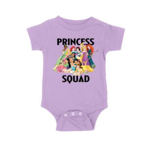 Princess Squad T-Shirt ? Adorable Cartoon Character Group, Perfect for Kids and Teens, Fun Gift Idea, Stylish Matching Tee for Friends and Family Unisex Baby Jersey