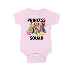 Princess Squad T-Shirt ? Adorable Cartoon Character Group, Perfect for Kids and Teens, Fun Gift Idea, Stylish Matching Tee for Friends and Family Unisex Baby Jersey