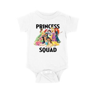 Princess Squad T-Shirt ? Adorable Cartoon Character Group, Perfect for Kids and Teens, Fun Gift Idea, Stylish Matching Tee for Friends and Family Unisex Baby Jersey