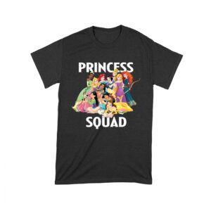 Princess Squad T-Shirt ? Adorable Cartoon Character Group, Perfect for Kids and Teens, Fun Gift Idea, Stylish Matching Tee for Friends and Family Unisex Toddler – Viva Party