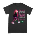 I'm Not Weird - Just More Creative Than You T-Shirt - Unique, Fun Design for Bold, Artistic Personalities Unisex Adult – Viva Party