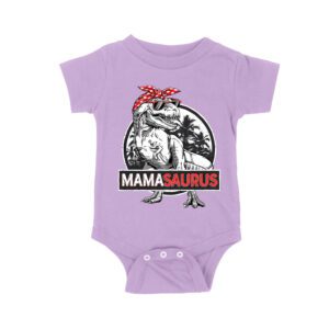 Mama Saurus" Cool Dinosaur T-Shirt