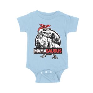 Mama Saurus" Cool Dinosaur T-Shirt