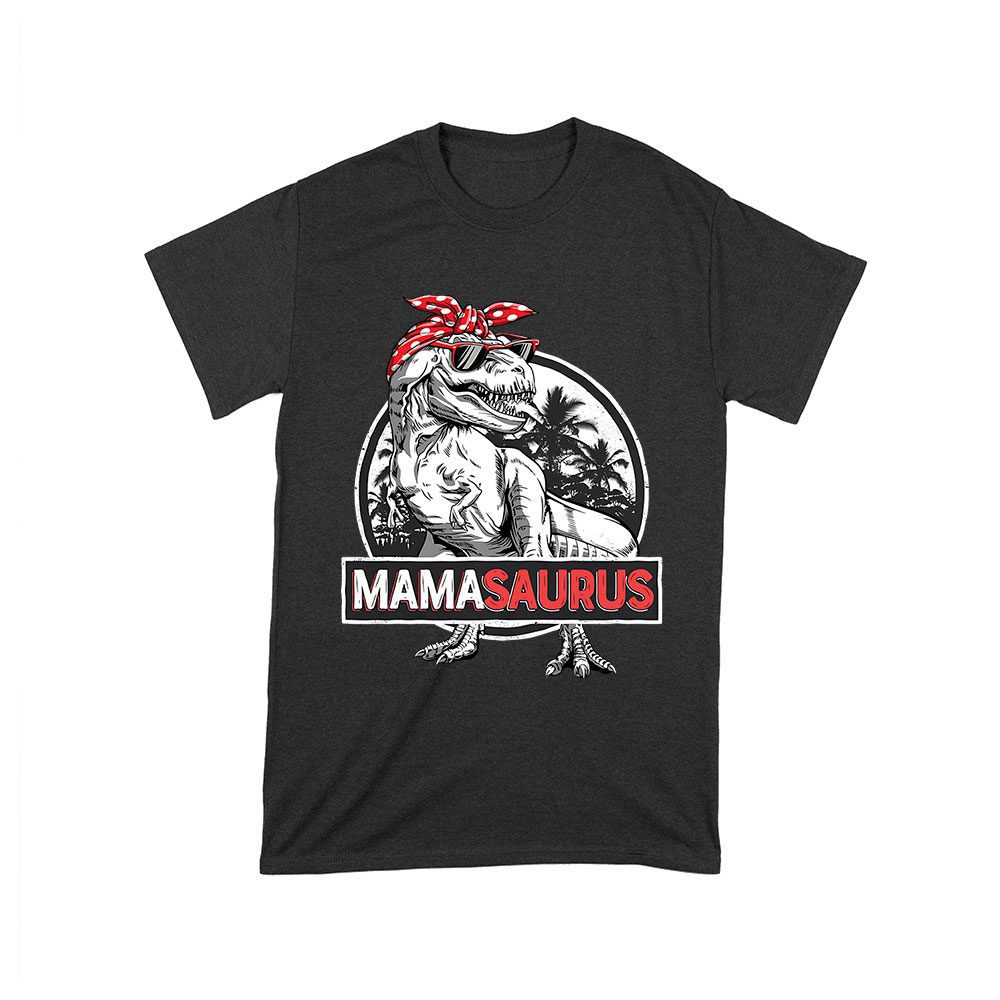 Cart-25_T-Black.jpg Mama Saurus&Amp;Quot; Cool Dinosaur T-Shirt - Retro Graphic Tee For Moms, Perfect Mother'S Day Gift For Fun-Loving Moms Unisex Toddler – Viva Party