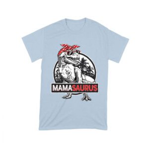 Mama Saurus" Cool Dinosaur T-Shirt