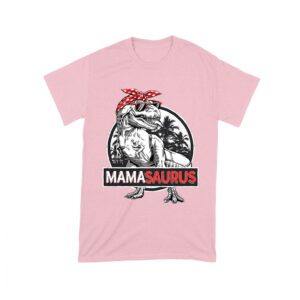 Mama Saurus" Cool Dinosaur T-Shirt