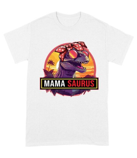 "Mama Saurus" Dinosaur Mom T-Shirt